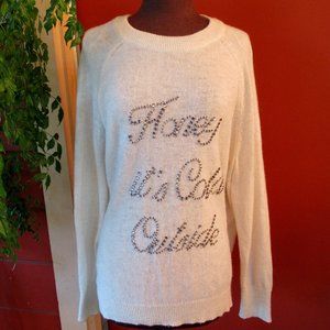 H&M Honey it's Cold Outside Sweater L